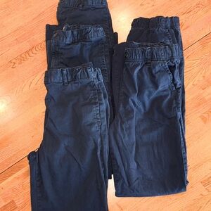 Lot of 5 Boys Navy Uniform Pants